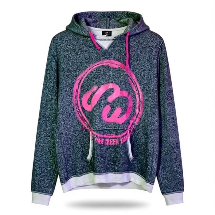Bluza One Green Elephant 38 M Bawełna Szara z kapturem