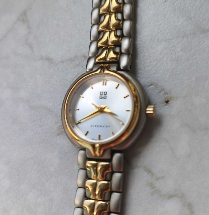 Vintage GIVENCHY SY.08.XY AM Line Zegarek Damski Złoty Quartz
