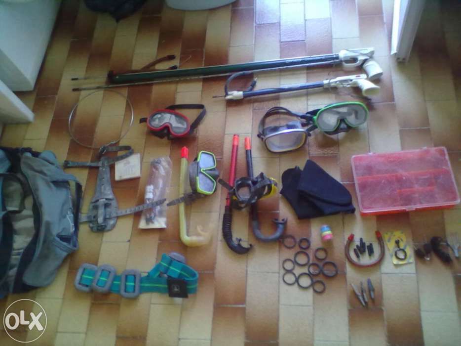 Vário material caça submarina para venda