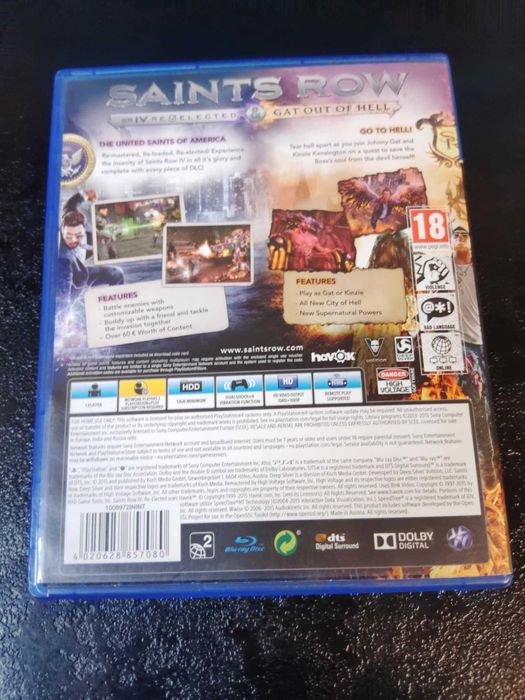 Saints Row 4 Re-Elected PS4 Polskie napisy w grze