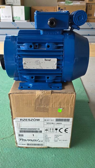 Silnik elektryczny jednofazowy Tamel 3SFEg90L-4 1,5kW B3