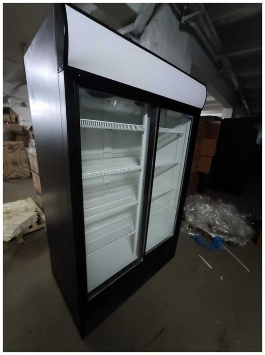 Холодильна шафа вітрина Інтер 1250 Антрацит. Гарантія,Сервіс на місці!