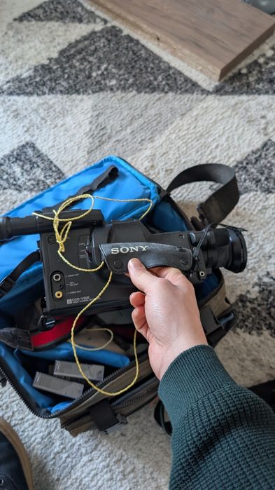 Câmeras de filmar antigas Sony