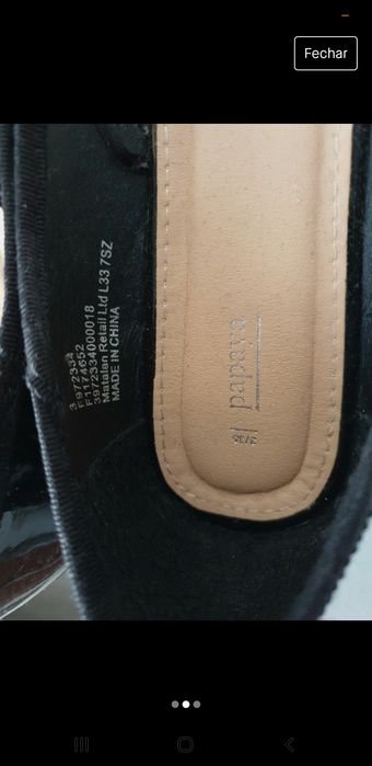 Sabrina preto vidrado da Papaya