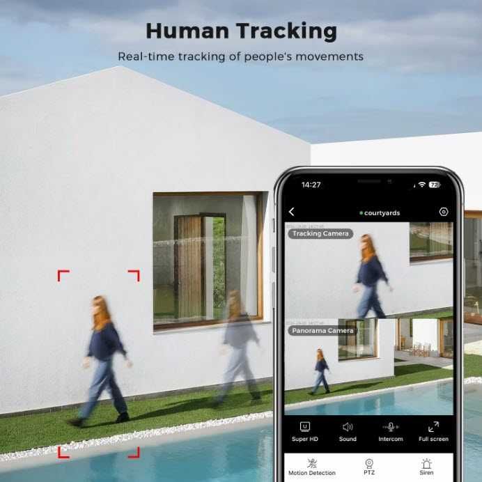 Поворотная WiFi IP камера A22YQ 10MP Wi-Fi 5Ghz и 2,4Ghz O-KAM Pro