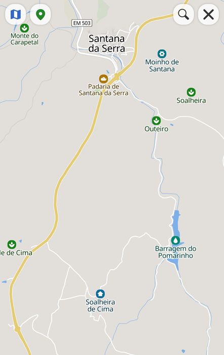 Terreno Ourique 115.000 metros quadrados próximo de barragem