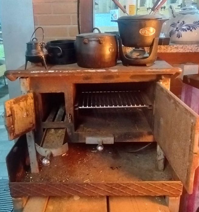 Fogão a lenha pequeno