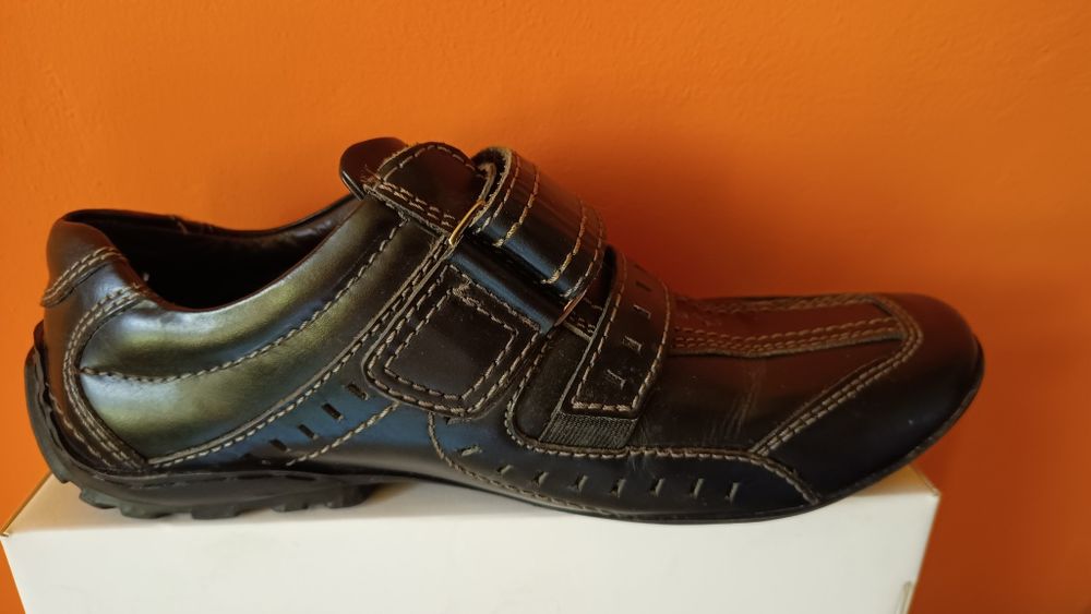 Moccasino  Olive Tree  Super wygodne męskie buty, 100% Skóra, Roz. 40