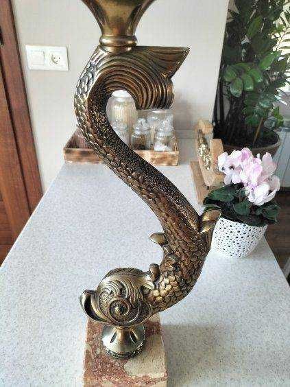 Lampa Naftowa Mosiężna