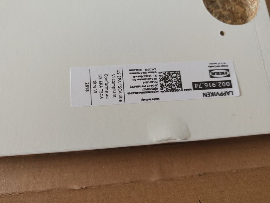 Front biały IKEA Lapppviken 60x38 6 sztuk