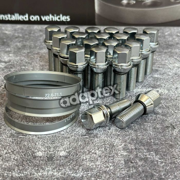 Болты эксцентрики для дисков БМВ на Виваро, Трафик М14x1.5 + Кольца