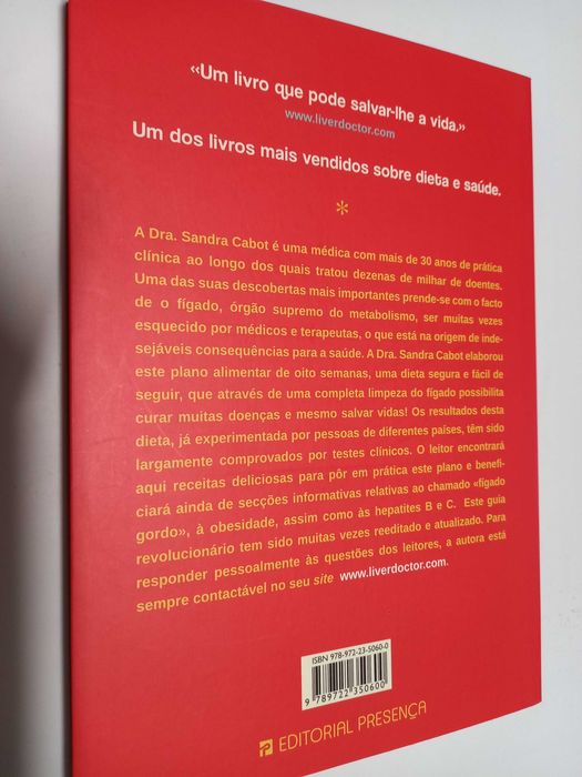 Livro: Emagreça com Saúde - um fígado saudável - Dra. Sandra Cabot
