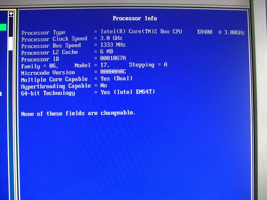 Dell Optiplex 755. Intel Core Duo E8400 - 3 GHz. 4 GB ram.