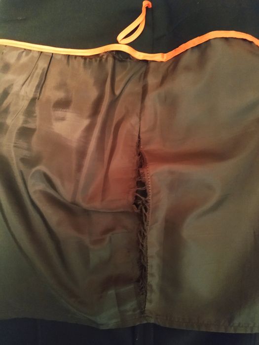 Офісна темно-коричнева спідниця міді  BRICCHINO з розрізом позаду