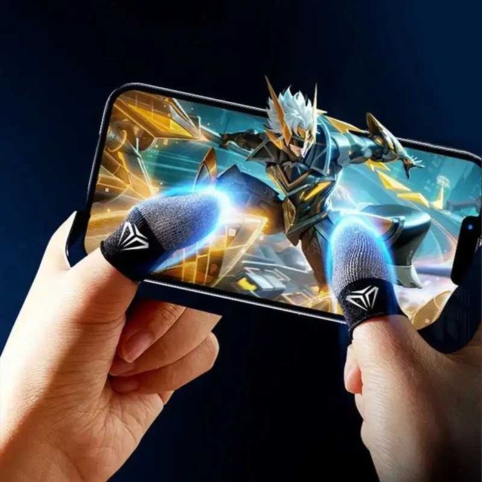 Игровые напальчники Diamond 2 пары (4 штуки) + металлический кейс