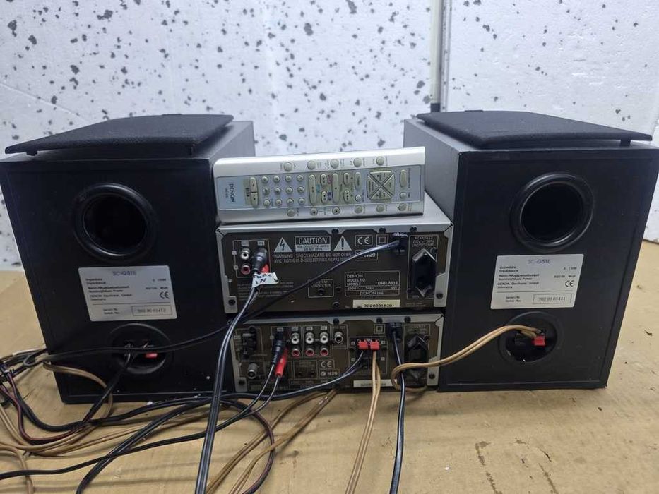 Wieża Denon UD-M31 + DRR-M31 + kolumny SC-G51B + pilot.