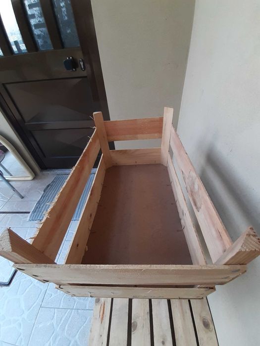 Caixas de madeira novas