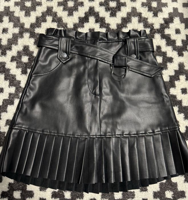 Спідниця Zara, шкірзам