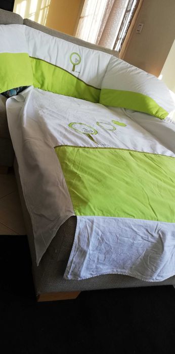 Edredon e Protetor de grades (berço/cama 70x140)