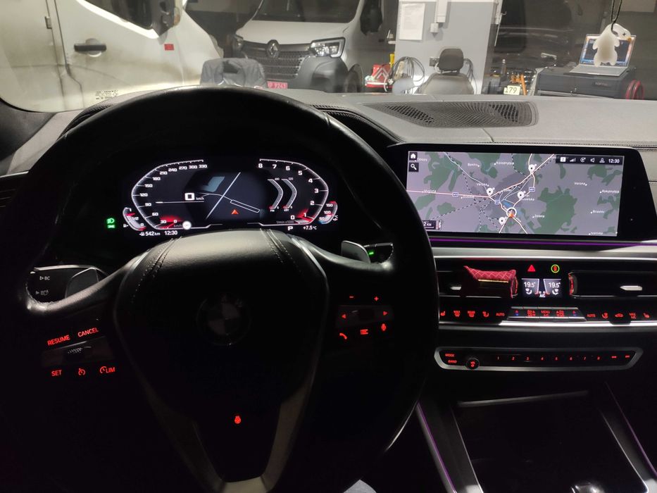 Зміна мови BMW F,G05,IX,I20 жовтий поворот MGU maps Carplay AA Nav SME