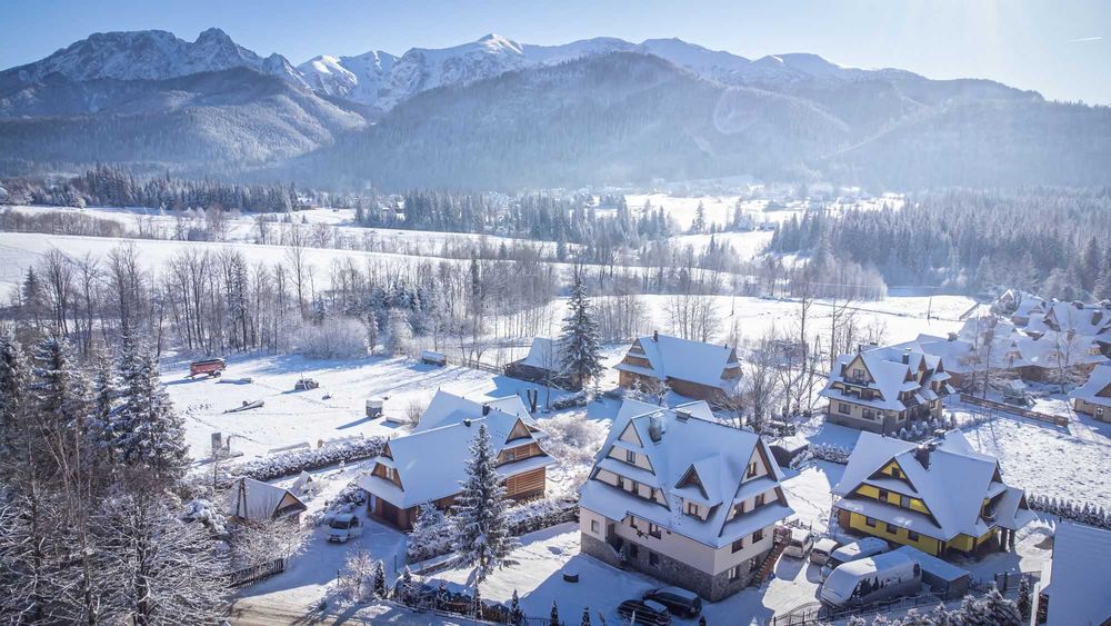 ZIMA apartament z widokiem na Tatry kominek