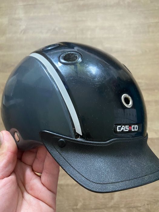 Kask do jazdy konnej Casco Nori grey, rozm. 52-56 cm