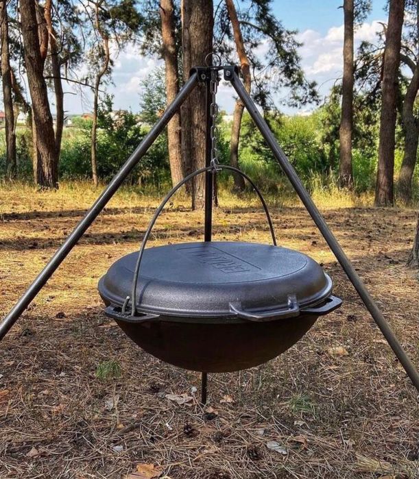 Узбецький казан / казан wok/ казан з кришкою сковородою / brizoll 6-12