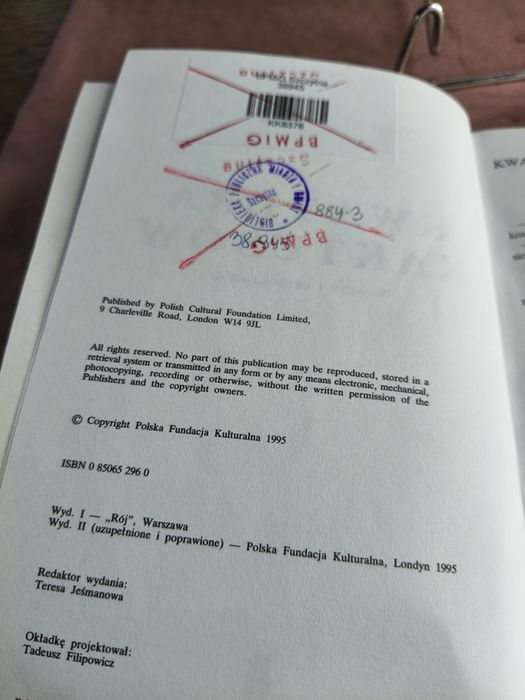 Książka kwatera kaktusów 44