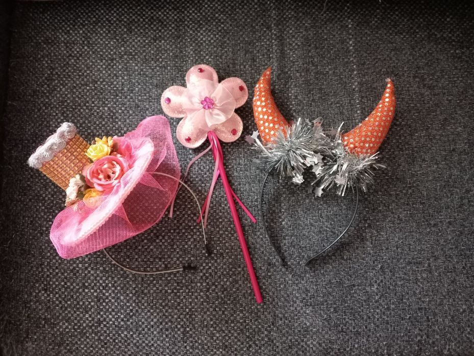 Аксесуари, ободкі, каска, шляпа, павучок, відьма, Хеловін, привид