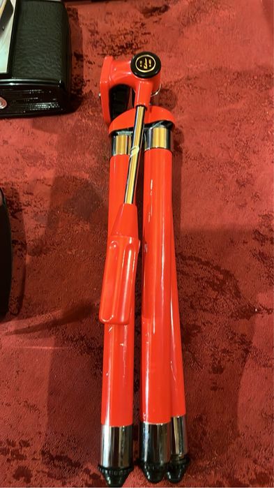 Maquina fotografica Agfa com flash e tripé