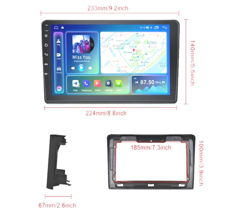 RÁDIO GPS ANDROID 13 FIAT DUCATO / CITROËN JUMPER / PEUGEOT BOXER 06-11