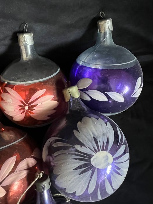 Bombki na choinkę z PRL