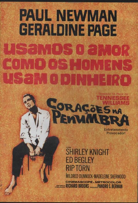 Dvd Corações Na Penumbra - drama - Paul Newman - extras