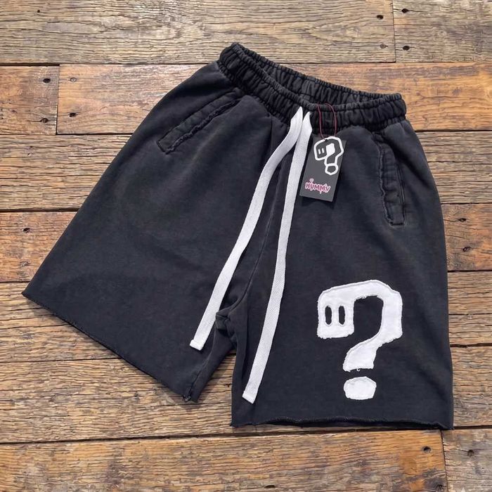 Rummy Brand Shorts/ Шорти спортивні з принтом знак вопроса Y2K/ GP/ GG
