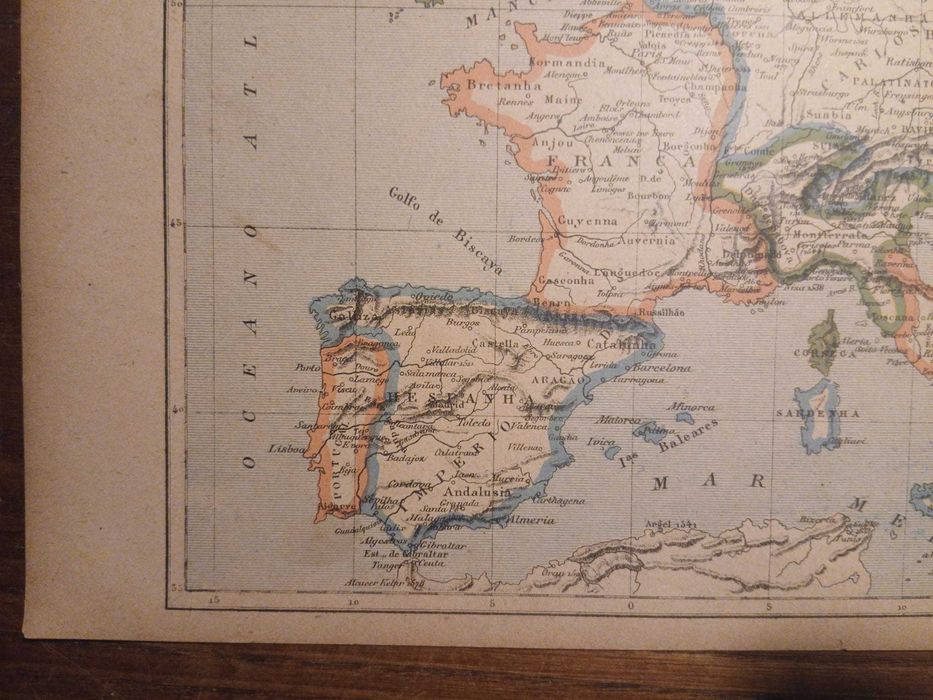 Mapa Europa 1453-1558