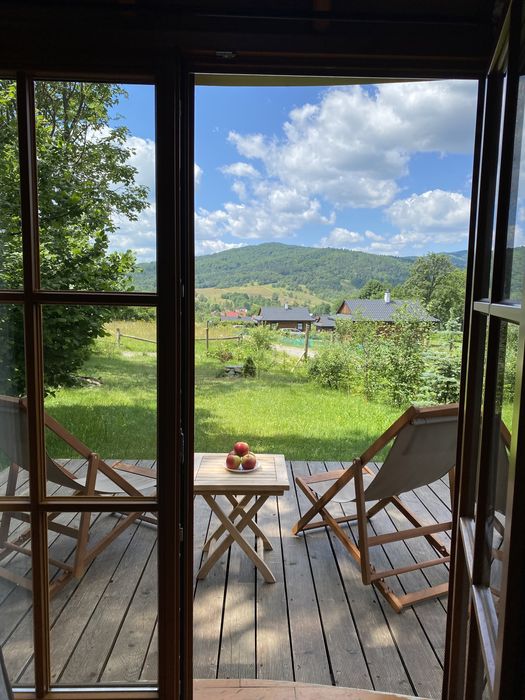 Jurta Całoroczna, BESKIDY, KOMINEK, noclegi w górach