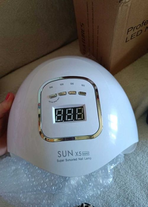 Lampa do Paznokci UV LED do Hybryd Żeli Mocna 80W