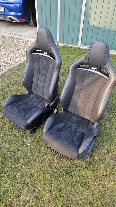 Fotele kubełkowe hyundai i30n i20n a'la recaro alcantara