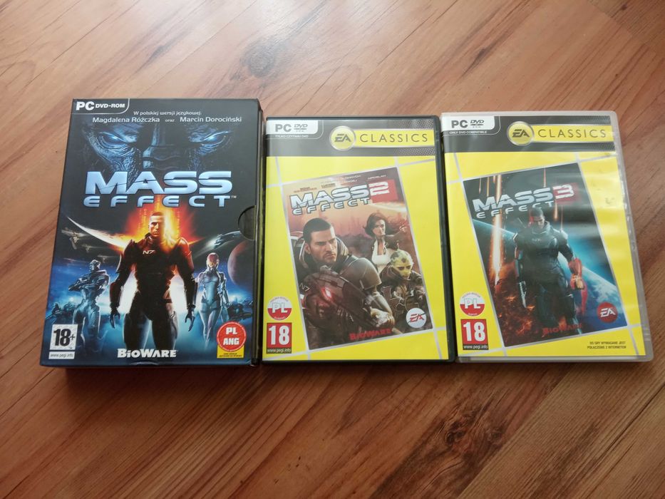 Mass Effect 1 + 2 + 3 (trylogia Sheparda)