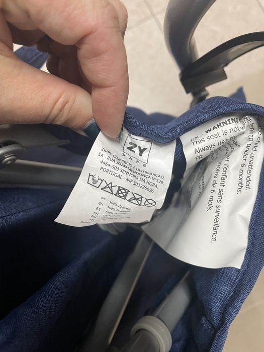 Carrinho de Bebé Bengala ZY Safe (Zippy) - Azul-escuro