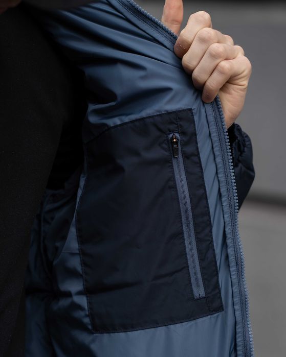 Мужской пуховик Levi's Piedmont Short Puffer Jacket A8568-0008 синий