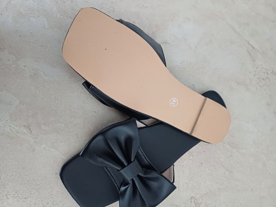 Klapki damskie z kokardą roz. 39 NOWE