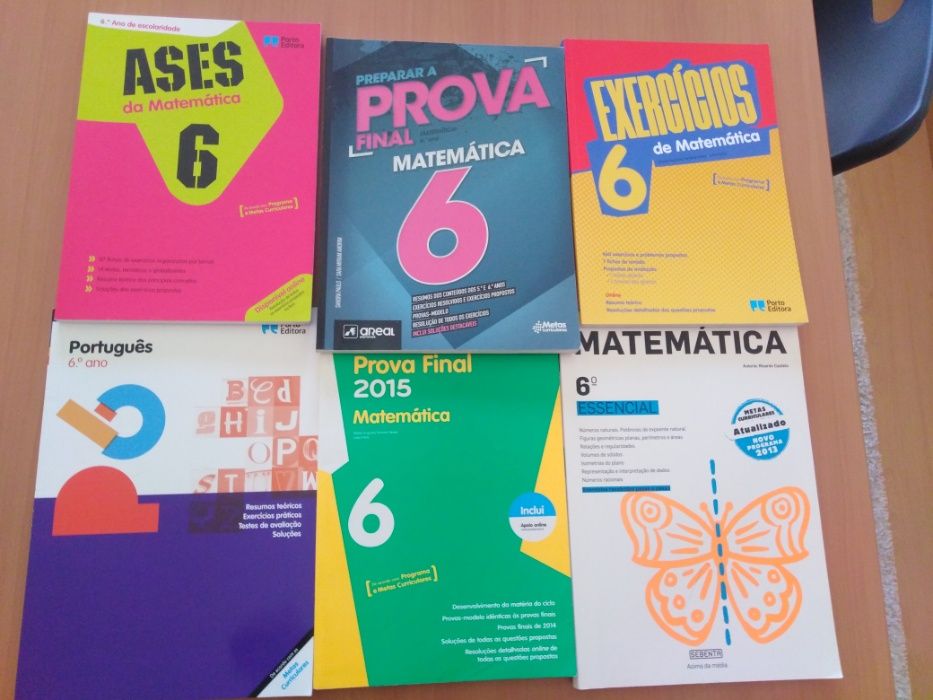 Livros de Apoio Escolar 6º ano
