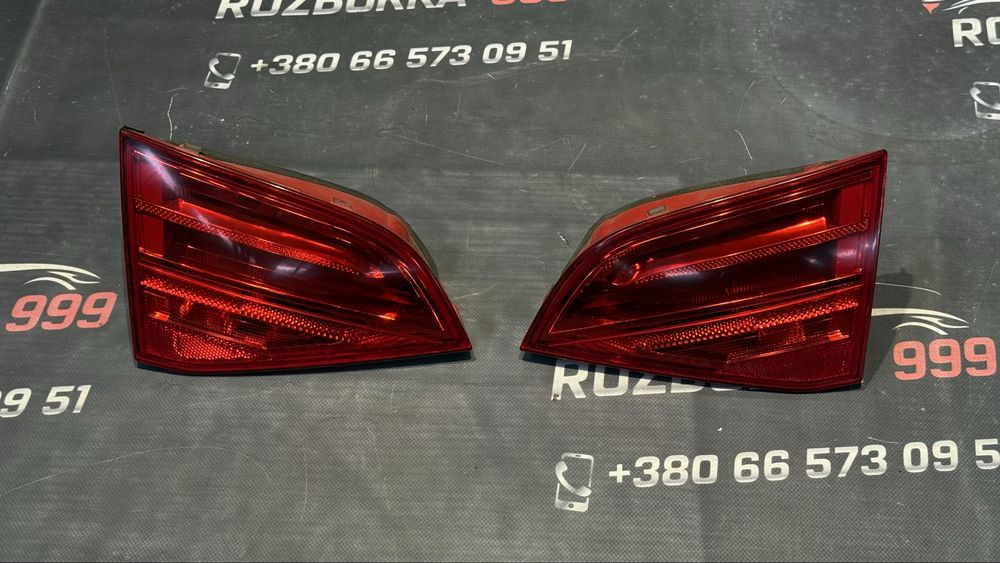 Фонарь Audi A4 B8 правий лівий стоп в ляду кришку багажника внутрішній задній ліхтар ауді а4 б8