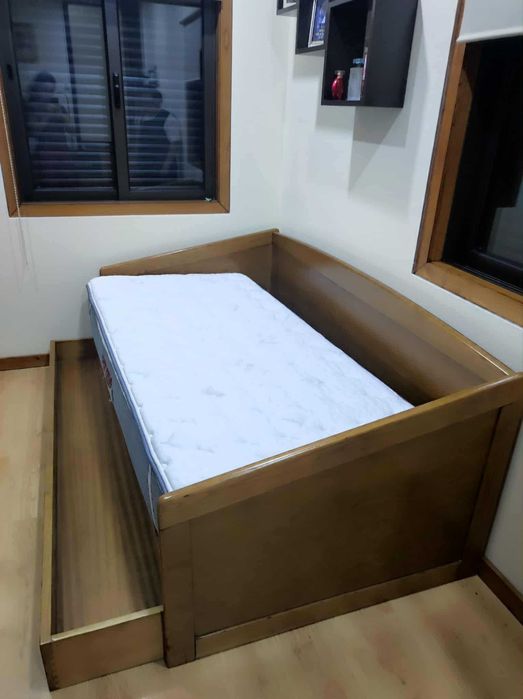 Cama madeira solteiro