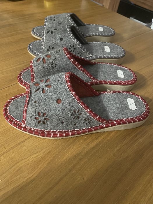 Pantofle filcowe nowe