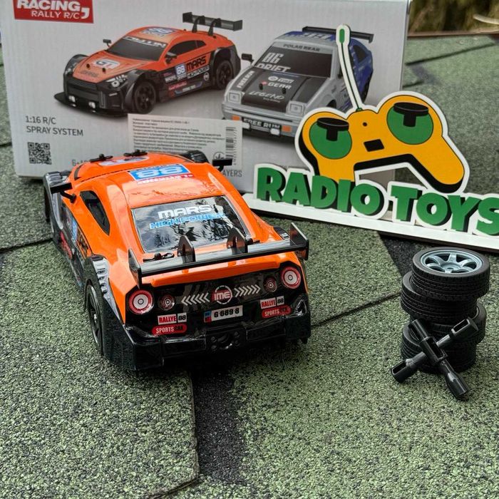 Дрифт машинка на радиоуправлении Nissan GTR Orang 1:16 4WD