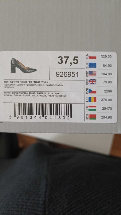Czółenka nowe Wojas
