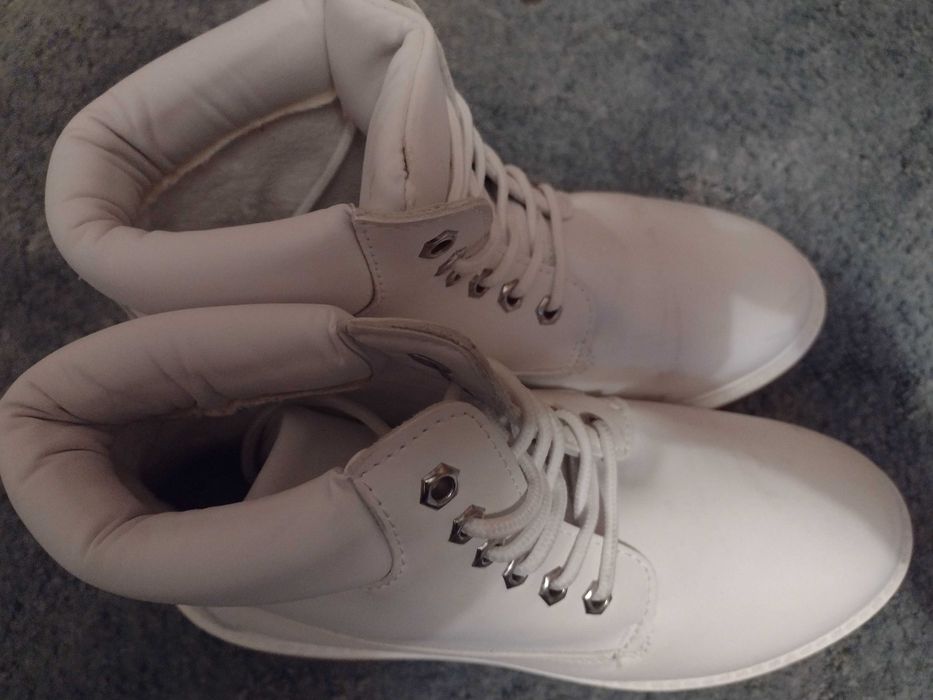 Trapery białe ocieplane