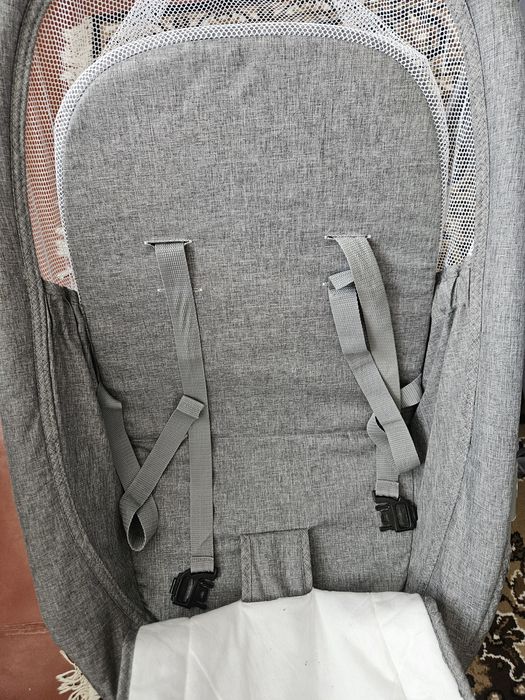 Заколисуючий центр шезлонг 4 в 1 Mastela 8112 Dark Grey (темно-сірий)